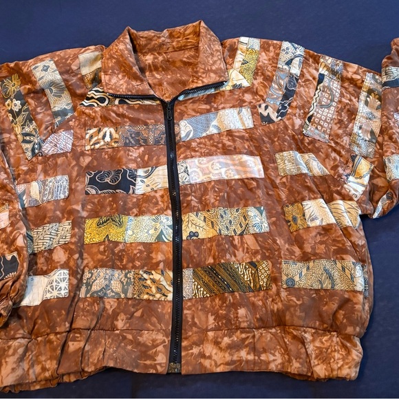 🤎🧡VINTAGE Nativewear designs  Jacket  bomber , Reversible two-view jacket, (M)🤎🧡 - Picture 3 of 17
